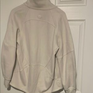 lululemon athletica bone color sweatshirt full zip